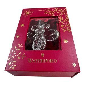Waterford Crystal Fleur-De-Lis Ornament In Original Box Christmas Ornament Gift